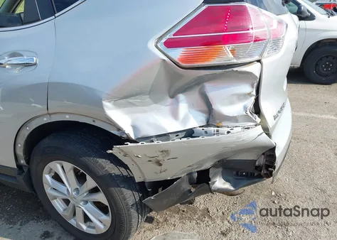 2015 Nissan Rogue S from USA, damaged, VIN KNMAT2MT6FP516262